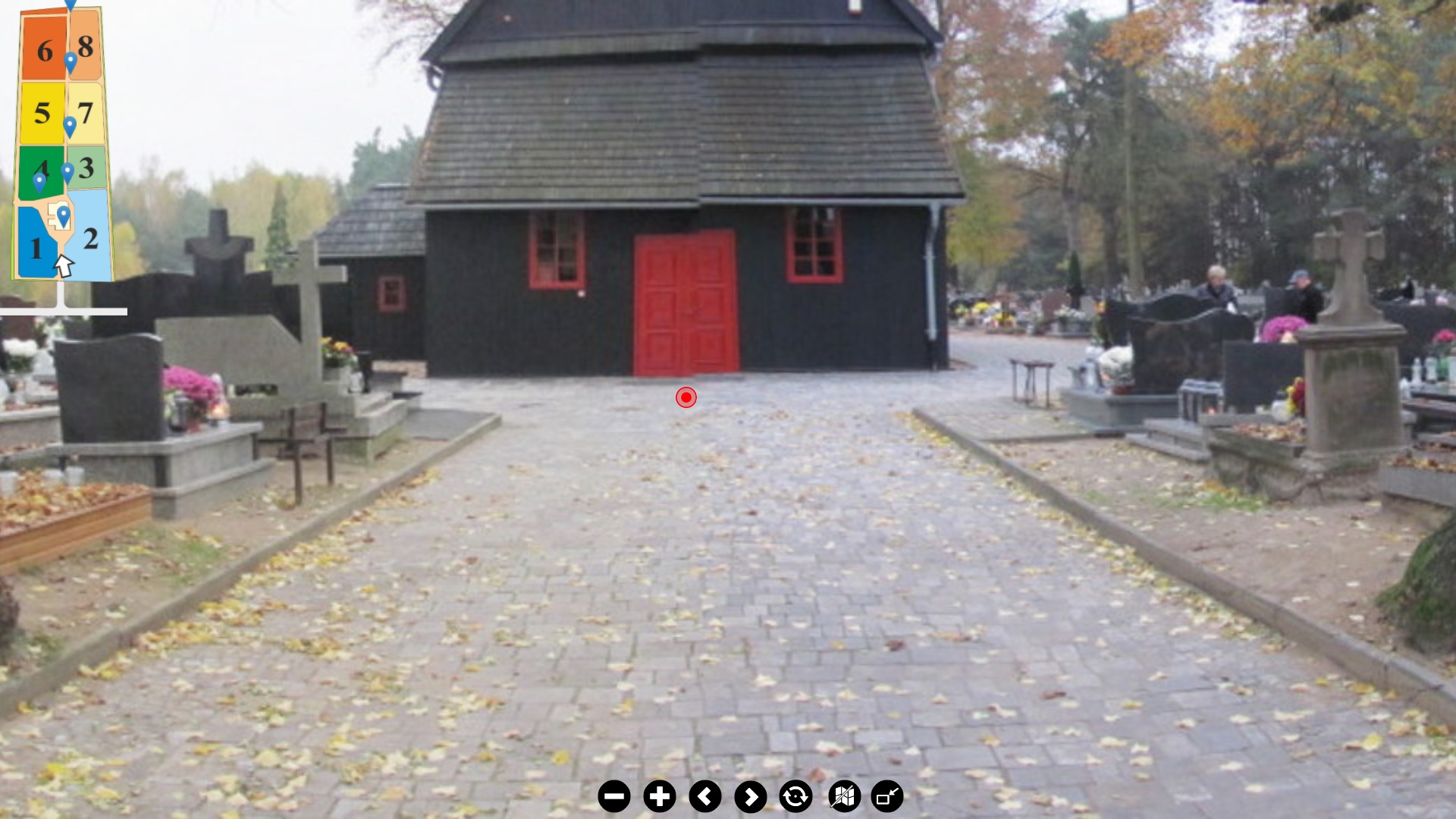 Obraz przedstawiający Cmentarz parafialny w Pakości