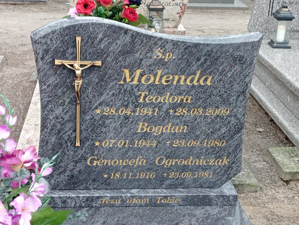 Bogdan Molenda 1944 Pakość - Grobonet - Wyszukiwarka osób pochowanych