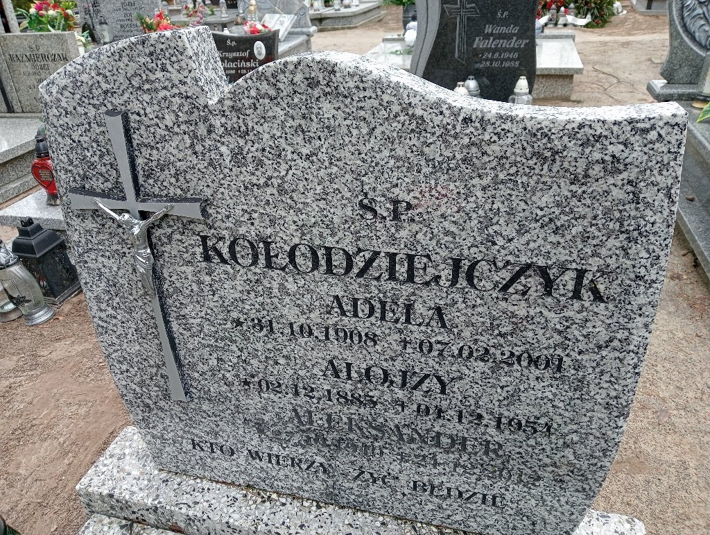 Aleksander Kołodziejczyk 1910 Pakość - Grobonet - Wyszukiwarka osób pochowanych