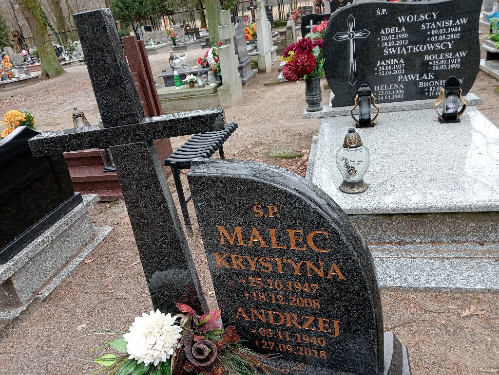 Krystyna Malec 1947 Pakość - Grobonet - Wyszukiwarka osób pochowanych