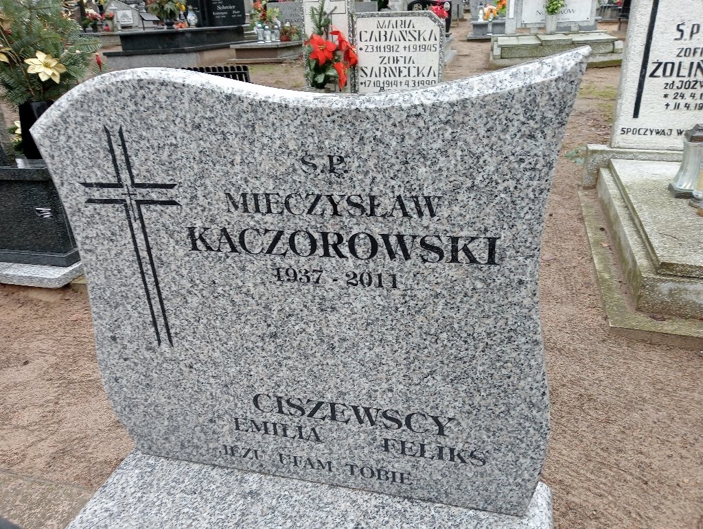 Mieczysław Kaczorowski 1937 Pakość - Grobonet - Wyszukiwarka osób pochowanych