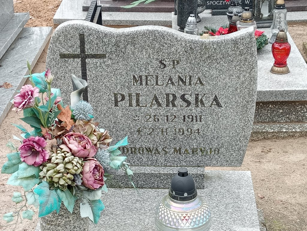 Melania Pilarska 1911 Pakość - Grobonet - Wyszukiwarka osób pochowanych