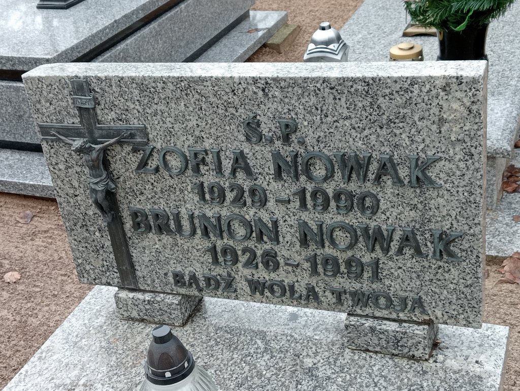 Brunon Nowak 1926 Pakość - Grobonet - Wyszukiwarka osób pochowanych