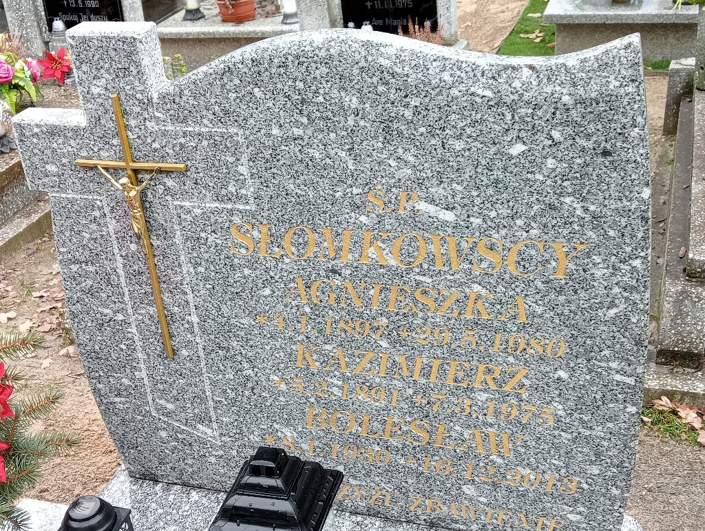 Agnieszka Słomkowska 1897 Pakość - Grobonet - Wyszukiwarka osób pochowanych