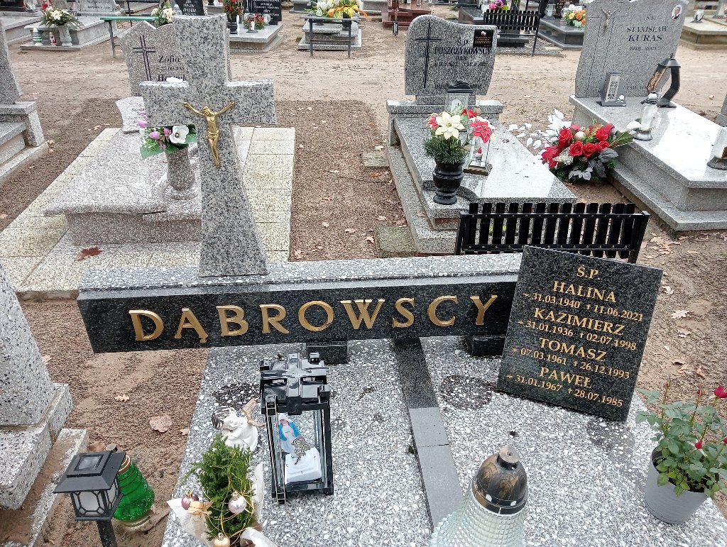 Tomasz Dąbrowski 1961 Pakość - Grobonet - Wyszukiwarka osób pochowanych