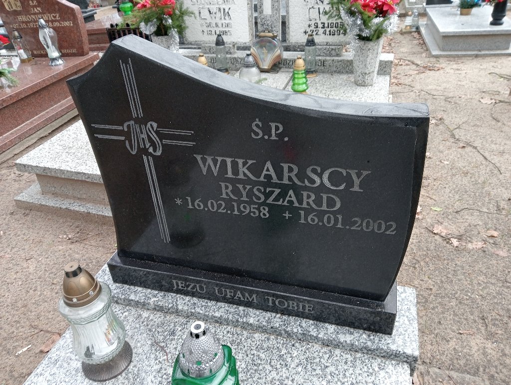 Ryszard Wikarski 1958 Pakość - Grobonet - Wyszukiwarka osób pochowanych