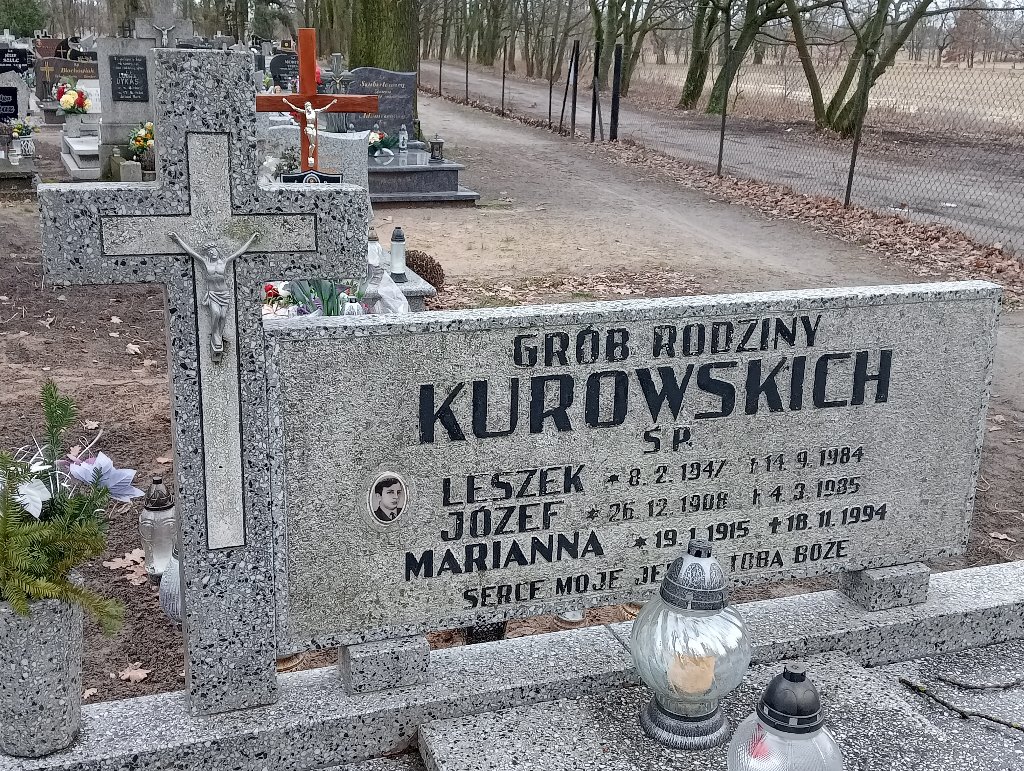 Józef Kurowski 1908 Pakość - Grobonet - Wyszukiwarka osób pochowanych