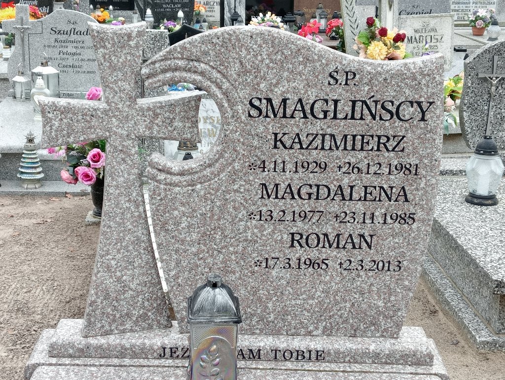 Kazimierz Smagliński 1929 Pakość - Grobonet - Wyszukiwarka osób pochowanych