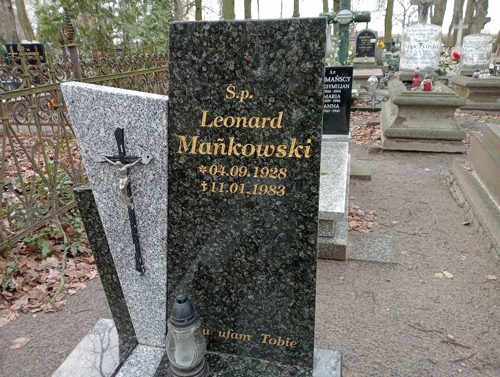 Leonard Mańkowski 1928 Pakość - Grobonet - Wyszukiwarka osób pochowanych