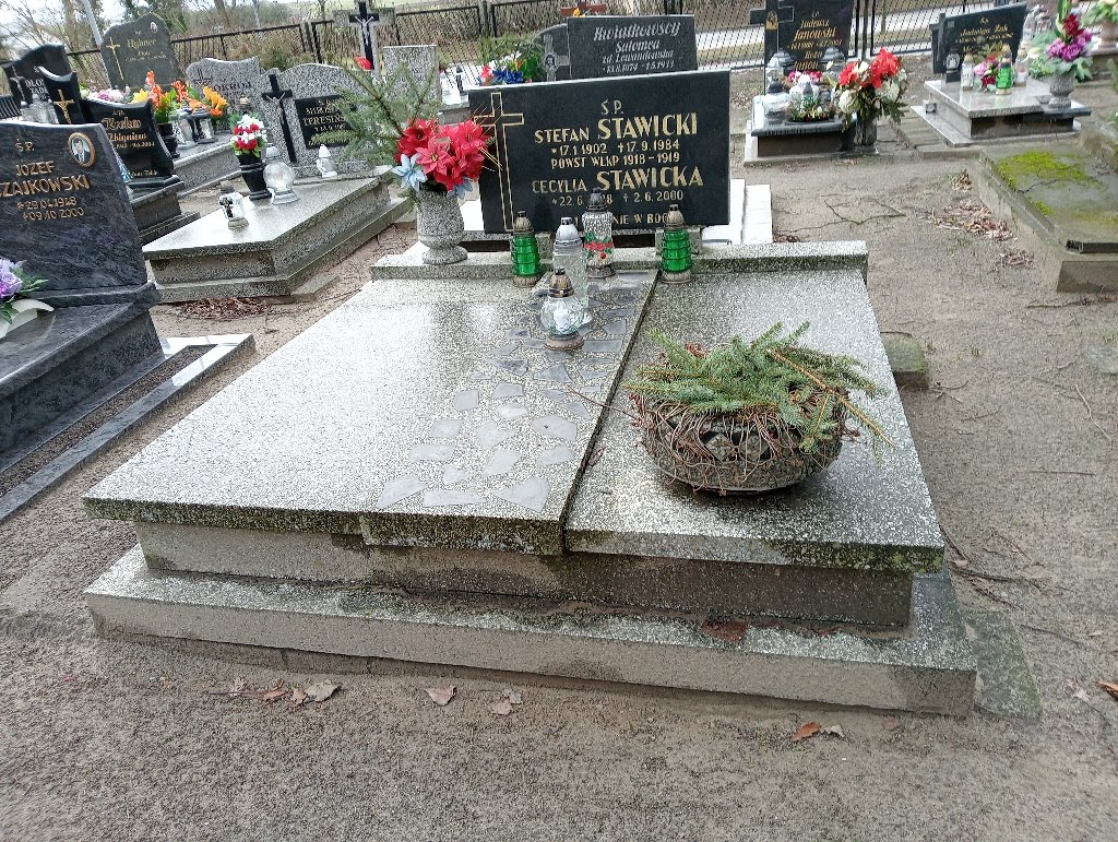 Grób Cecylia Stawicka