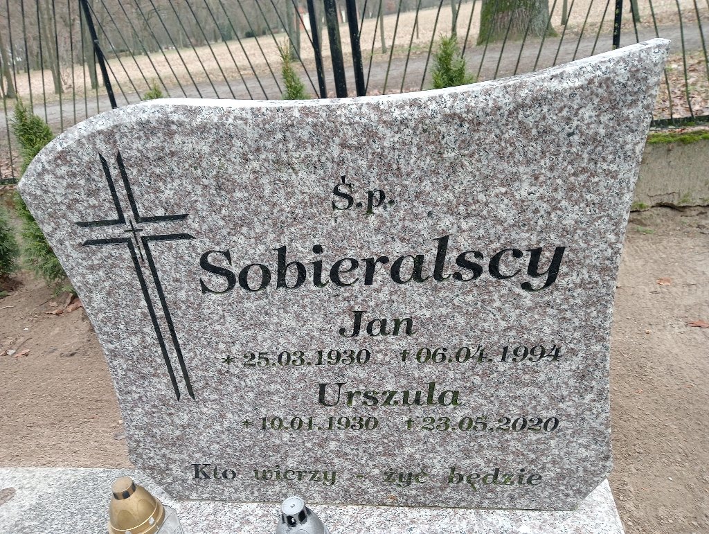 Urszula Sobieralska 1930 Pakość - Grobonet - Wyszukiwarka osób pochowanych