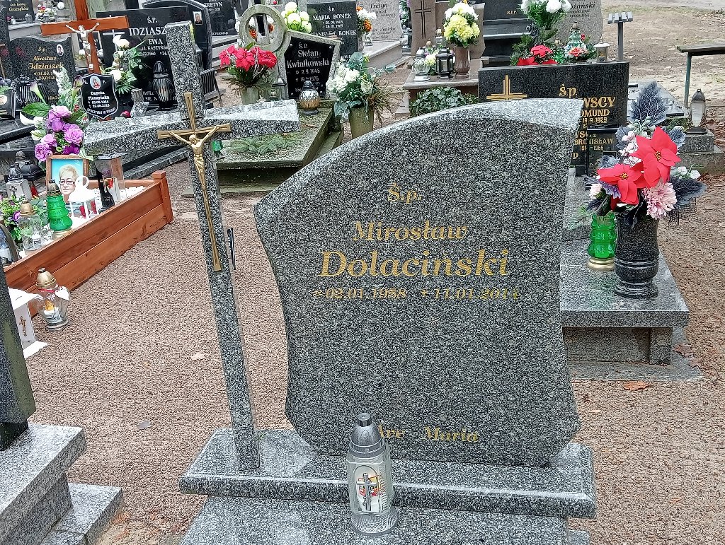 Mirosław Dolaciński 1958 Pakość - Grobonet - Wyszukiwarka osób pochowanych