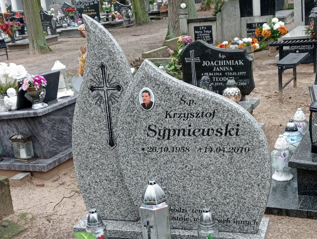 Krzysztof Sypniewski 1958 Pakość - Grobonet - Wyszukiwarka osób pochowanych