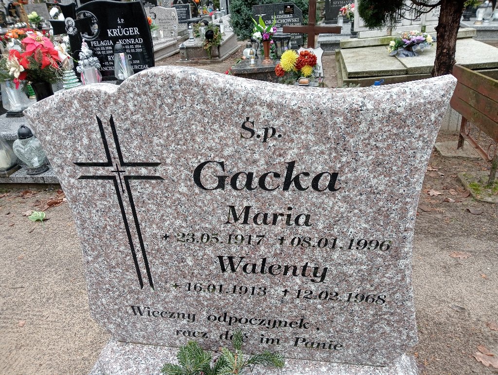 Walenty Gacki 1913 Pakość - Grobonet - Wyszukiwarka osób pochowanych