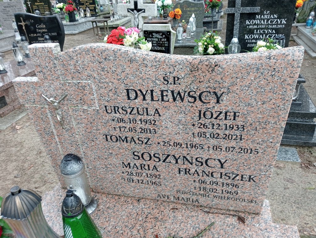 Józef Dylewski 1933 Pakość - Grobonet - Wyszukiwarka osób pochowanych