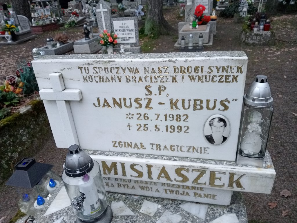 Janusz Misiaszek 1982 Pakość - Grobonet - Wyszukiwarka osób pochowanych