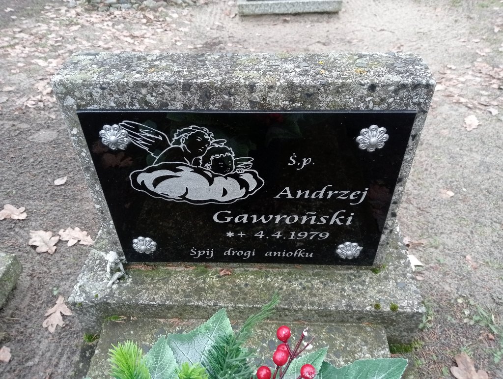 Andrzej Gawroński 1979 Pakość - Grobonet - Wyszukiwarka osób pochowanych