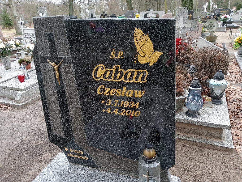 Czesław Caban 1934 Pakość - Grobonet - Wyszukiwarka osób pochowanych