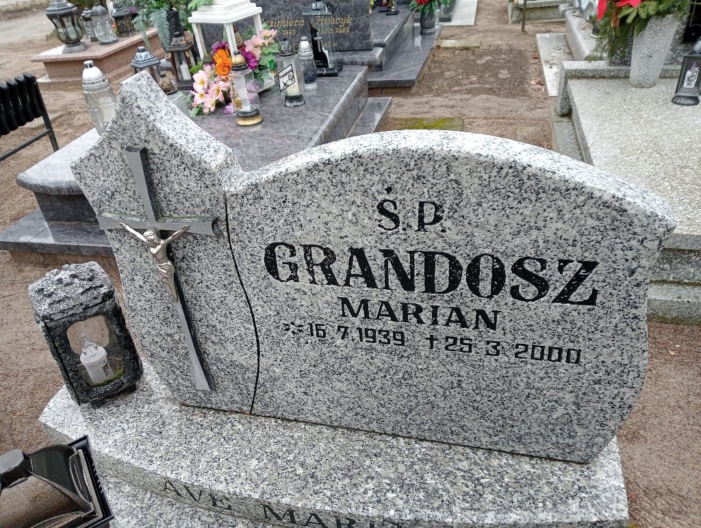 Marian Grandosz 1939 Pakość - Grobonet - Wyszukiwarka osób pochowanych