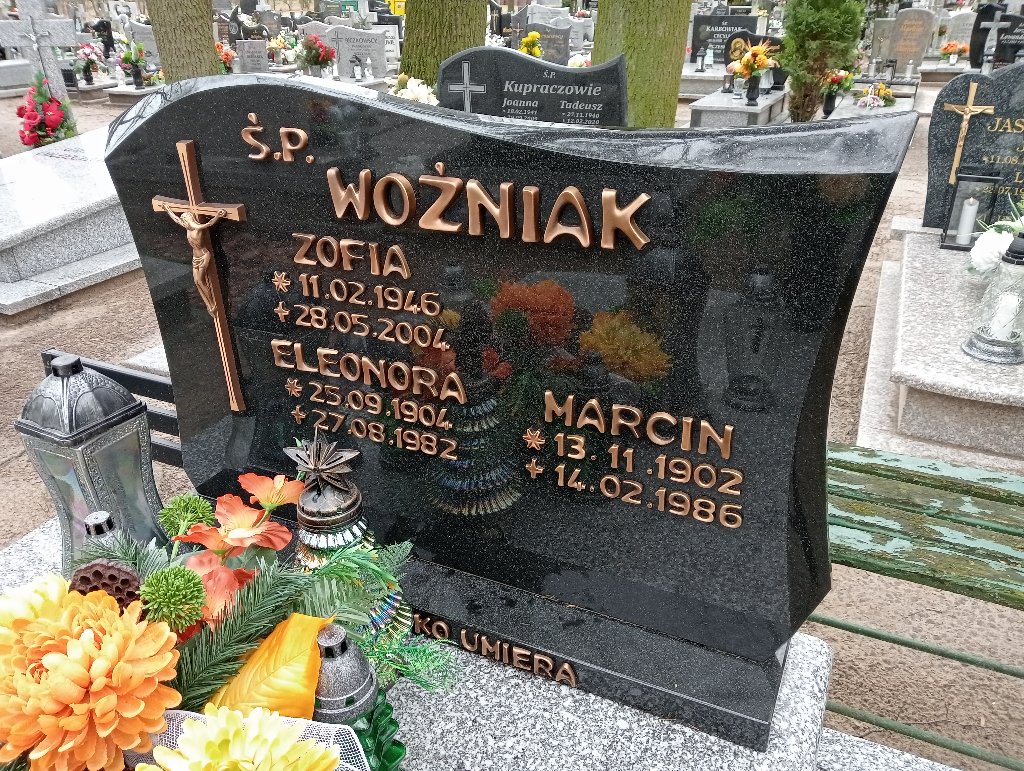 Marcin Woźniak 1902 Pakość - Grobonet - Wyszukiwarka osób pochowanych