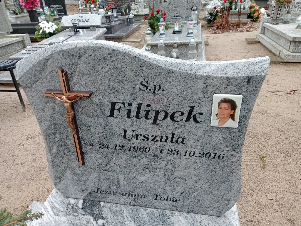 Urszula Filipek 1960 Pakość - Grobonet - Wyszukiwarka osób pochowanych