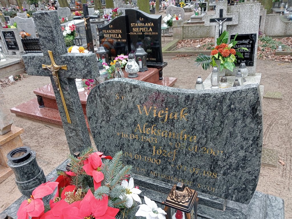 Aleksandra Wiejak 1903 Pakość - Grobonet - Wyszukiwarka osób pochowanych