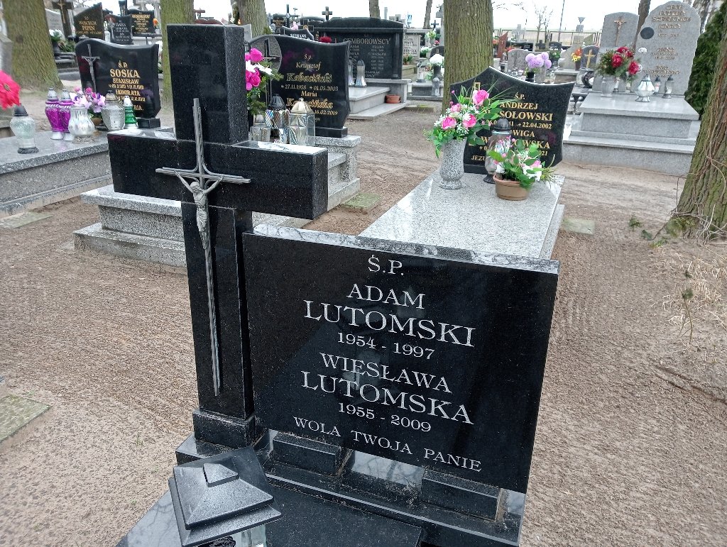 Adam Lutomski 1954 Pakość - Grobonet - Wyszukiwarka osób pochowanych