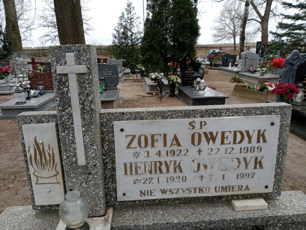 Henryk Owedyk 1920 Pakość - Grobonet - Wyszukiwarka osób pochowanych