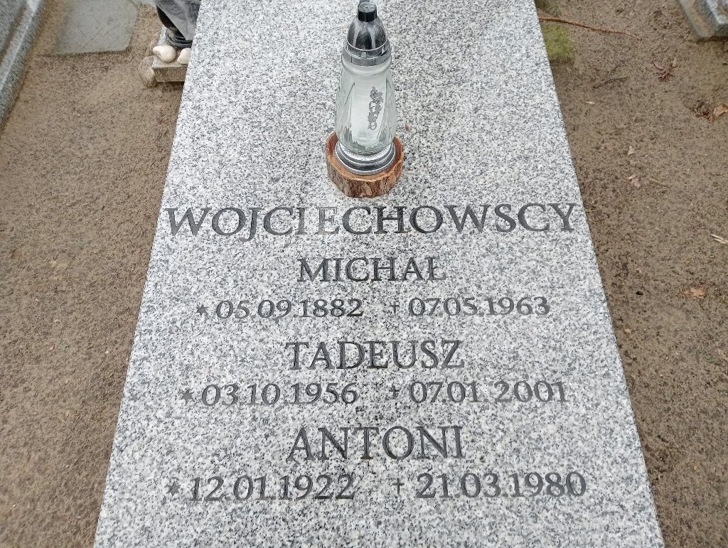 Tadeusz Wojciechowski 1956 Pakość - Grobonet - Wyszukiwarka osób pochowanych