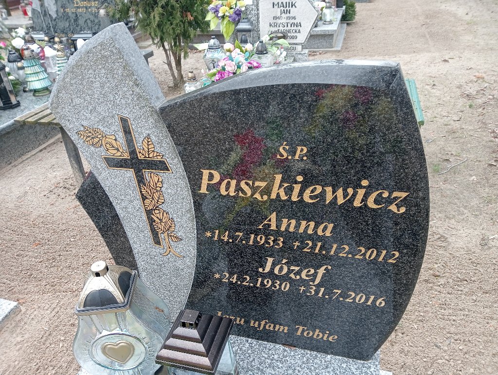 Anna Paszkiewicz 1933 Pakość - Grobonet - Wyszukiwarka osób pochowanych