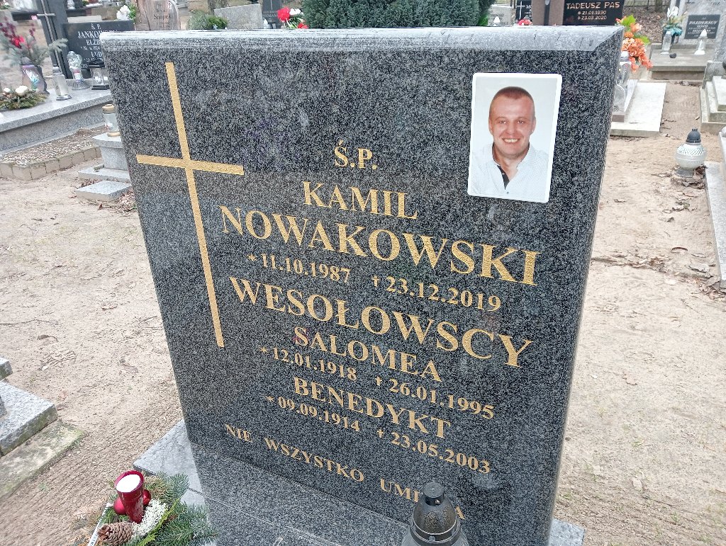 Kamil Nowakowski 1987 Pakość - Grobonet - Wyszukiwarka osób pochowanych