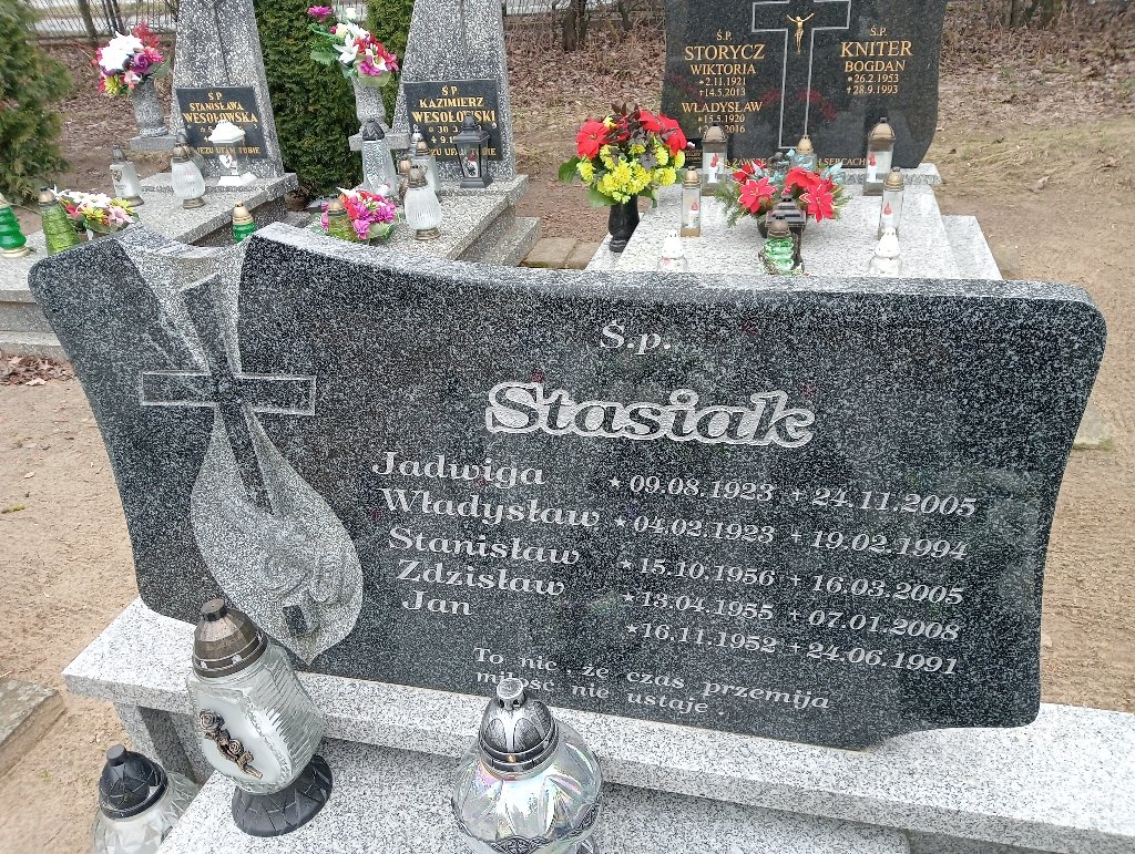 Zdzisław Stasiak 1955 Pakość - Grobonet - Wyszukiwarka osób pochowanych